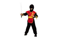 KOSTUM-NINJA-RDEČ-ZLATI-PAS-22504