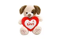 GE.KUŽA-FLOKI-SEDEČI-SRCE-20CM-25601