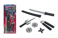 NINJA-OROŽJE-SET-RDEČ-BL.20702